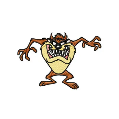 Taz Embroidery Pattern for Cartoon Lovers
