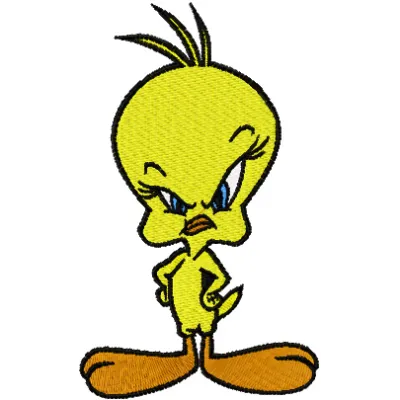 Tweety Angry Cartoon Stitching Pattern | Two Sizes