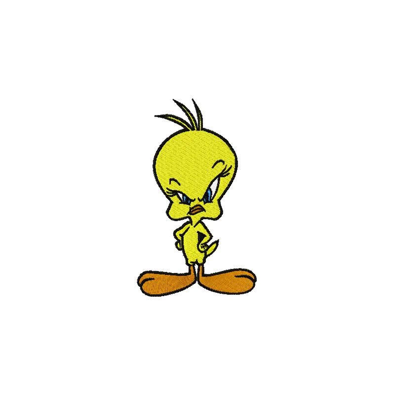 Tweety Angry Cartoon Stitching Pattern | Two Sizes