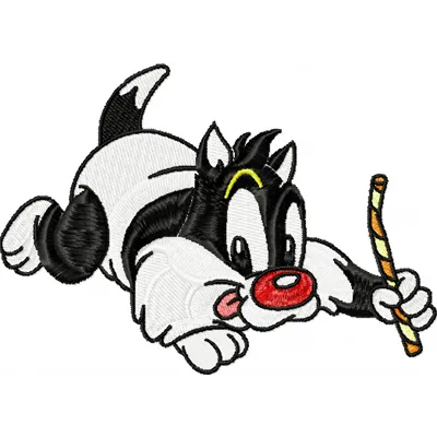 Sylvester Cat Stitching Pattern | Looney Tunes