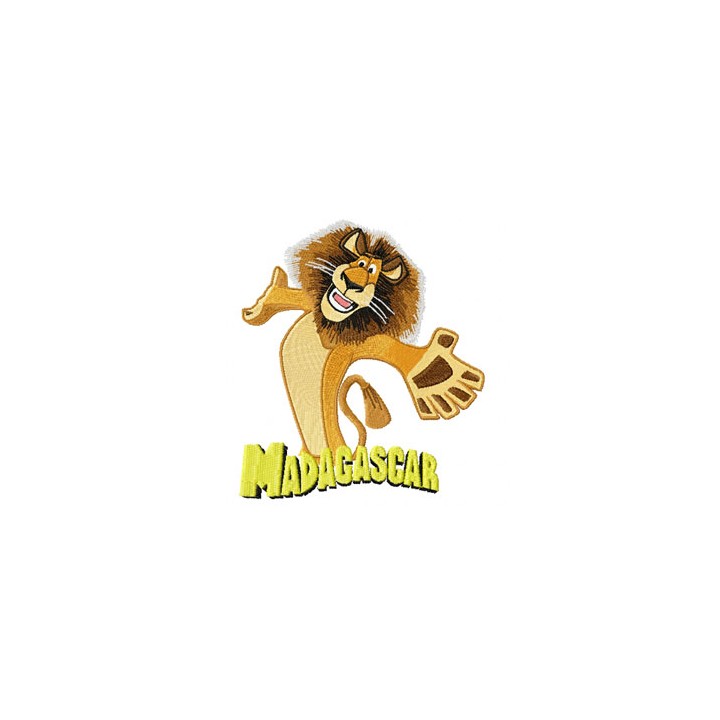 Lion Alex embroidery design - Embroidery Design