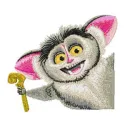 Lemur 1 embroidery design - Embroidery Design