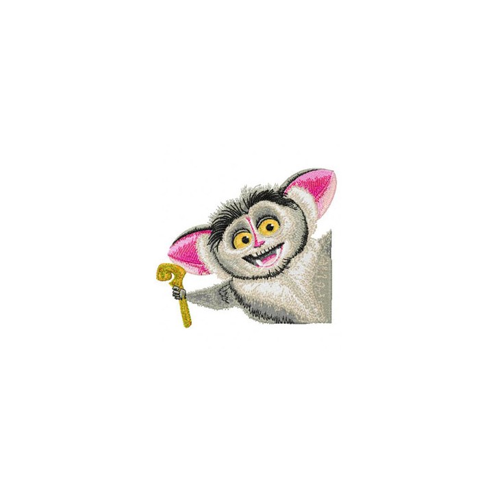 Lemur 1 embroidery design - Embroidery Design