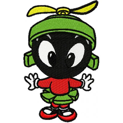 Marvin the Martian Stitching Pattern for Embroidery