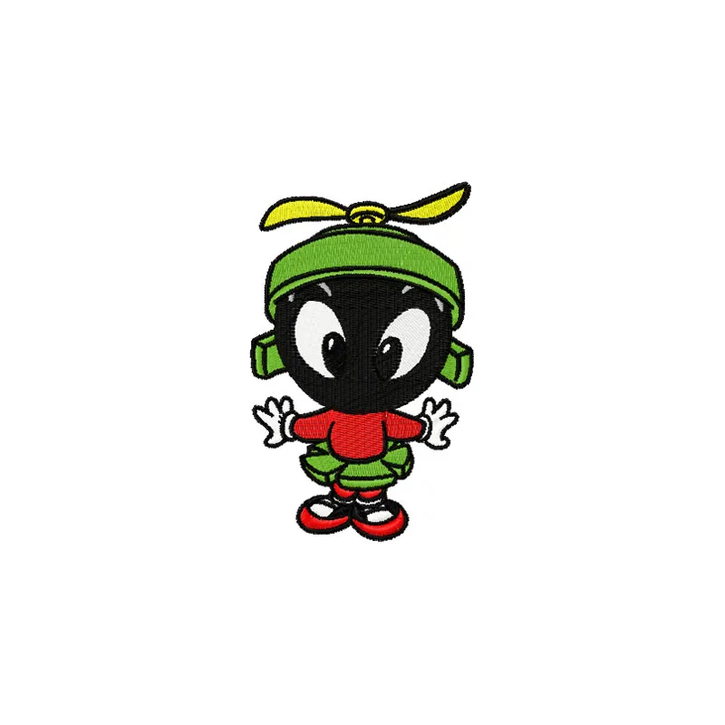 Marvin the Martian Stitching Pattern for Embroidery