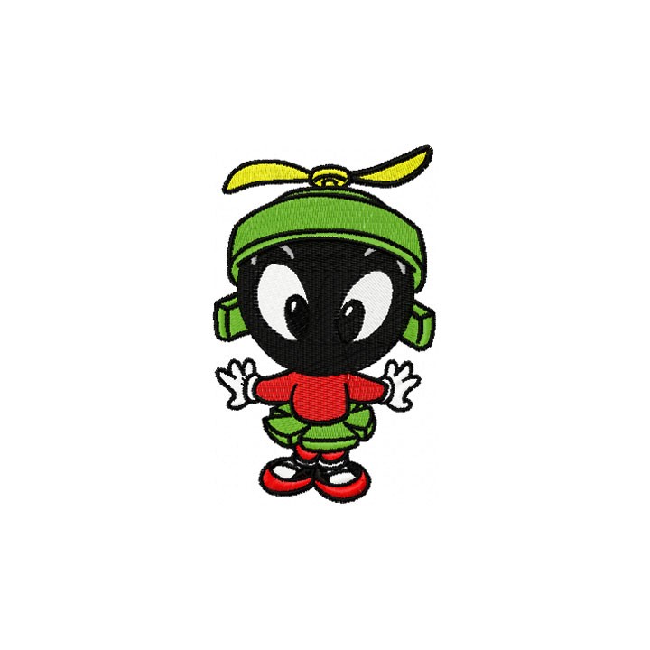 Looney Tunes Marvin 1 embroidery design - Embroidery Design