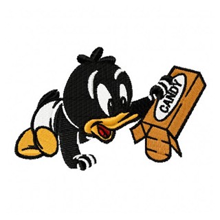 Looney Tunes Duck 1 embroidery design - Embroidery Design
