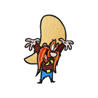 Yosemite Sam Cartoon Stitching Pattern