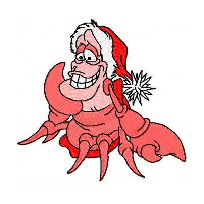 Christmas Sebastian embroidery design - Embroidery Design