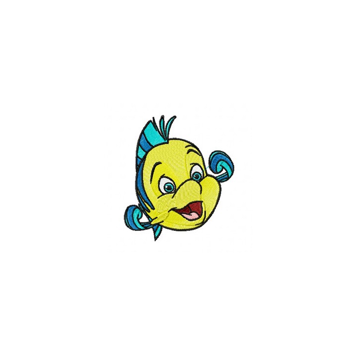 Flounder  embroidery design - Embroidery Design