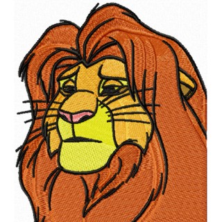 Lion King 1  embroidery design - Embroidery Design