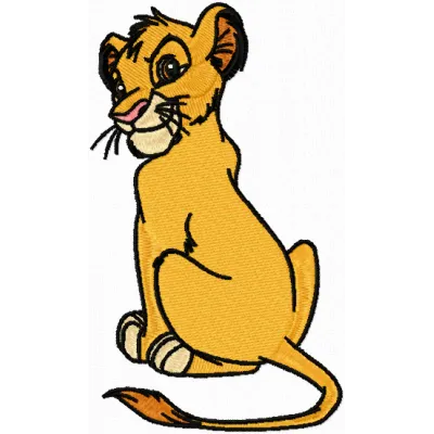 Simba Lion King Stitching Pattern for Crafters