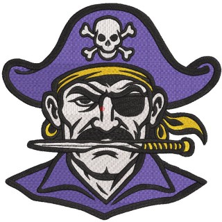 Two Rivers Public Schools logo embroidery design - Embroidery Design