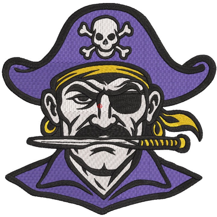 Two Rivers Public Schools logo embroidery design - Embroidery Design