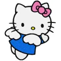 Hello Kitty Angel Stitching Pattern | Cute Character Design