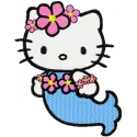 Hello Kitty Mermaid Stitching Pattern for Crafters