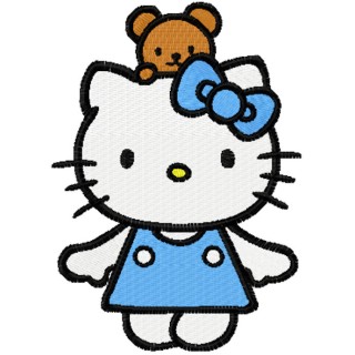Hello Kitty Fun Game embroidery design - Embroidery Design
