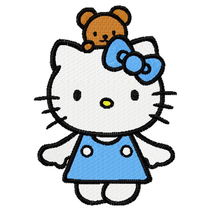 Hello Kitty Fun Game embroidery design - Embroidery Design