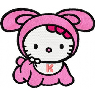 Hello Kitty Baby 2 embroidery design - Embroidery Design