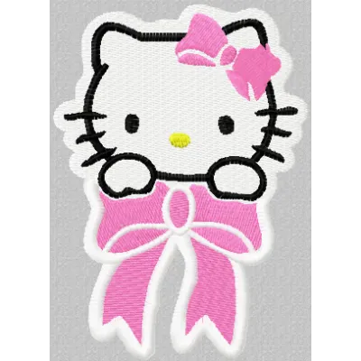 Hello Kitty Small Badge Stitching Pattern