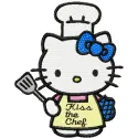 Hello Kitty Chef Stitching Pattern for Crafters