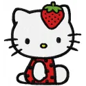 Hello Kitty Strawberry Costume Stitching Pattern