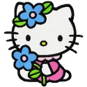 Hello Kitty Summer Day Stitching Pattern for Crafters