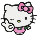 Hello Kitty Joker Stitching Pattern | Playful Character Des…