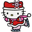 Hello Kitty Christmas Dance Stitching Pattern