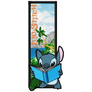 Bookmark Lilo and Stitch embroidery design - Embroidery Design