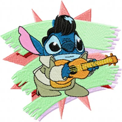 Stitch as Elvis Stitching Pattern | Lilo & Stitch