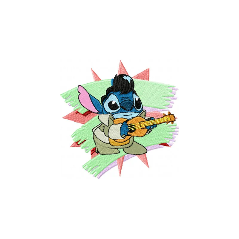 Stitch as Elvis Stitching Pattern | Lilo & Stitch
