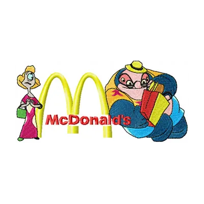 Dr. Jumba & McDonald's Logo Stitching Pattern