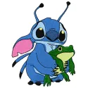 Stitch and Frog Stitching Pattern for Disney Fans