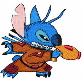 Stitch Attack embroidery design - Embroidery Design