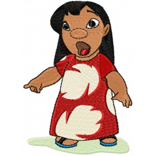 Lilo 1 embroidery design - Embroidery Design