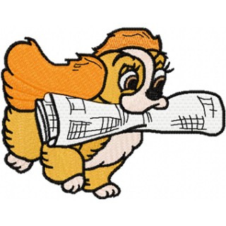 Lady 3 embroidery design - Embroidery Design