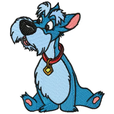 Scottish Terrier Jock Embroidery - Disney Dog Design