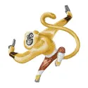 Master Monkey embroidery design featuring detailed stitching of a majestic monkey