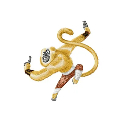 Master Monkey Embroidery Design for Your Creations