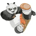 Panda Attack embroidery design - Embroidery Design