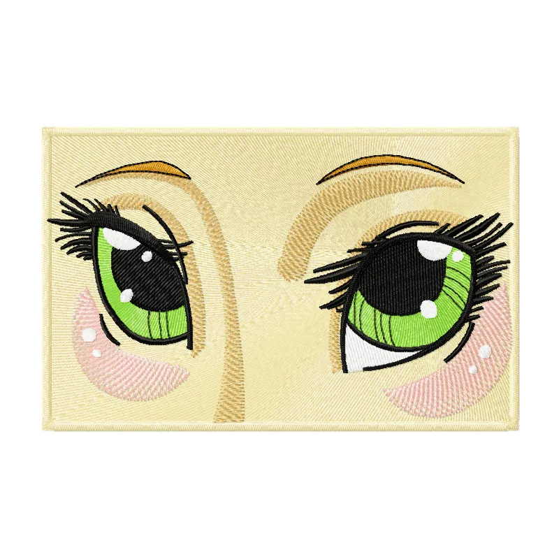 Anime eyes embroidery design - Embroidery Design