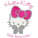 Hello Kitty We Love Cute Stitching Pattern