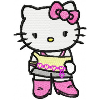 Hello Kitty Forever Young embroidery design - Embroidery Design