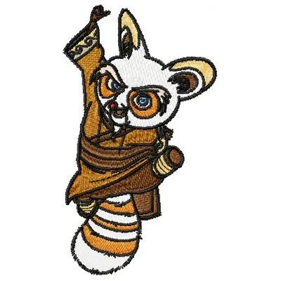 Shifu Attack embroidery design - Embroidery Design