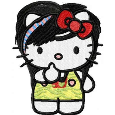 Modern Hello Kitty Stitching Pattern for Crafters