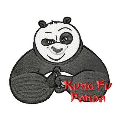 Kung Fu Panda 3 embroidery design - Embroidery Design