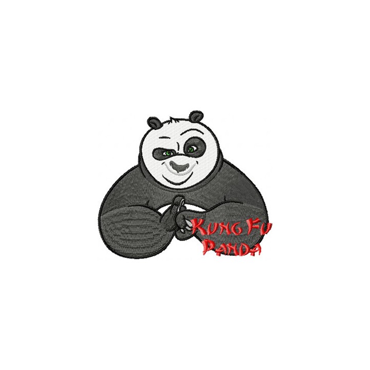 Kung Fu Panda 3 embroidery design - Embroidery Design