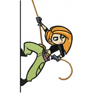 Kim Possible 2 embroidery design - Embroidery Design