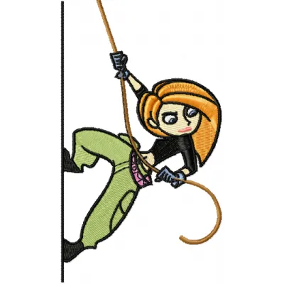 Kim Possible 2 embroidery design - Embroidery Design